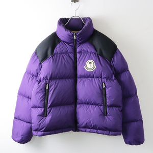 人気コラボ モンクレール ジーニアス パームエンジェルス MONCLER GENIUS 8 PALM ANGELS KELSEY ダウンジャケット T2//紫【2400014033267】