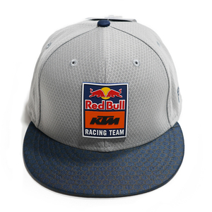 【新品本物 EU購入】Red Bull レッドブル×New Era ニューエラ■ Hex Era Flat cap ■ グレーネイビー / ML ■KTM レーシング キャップ