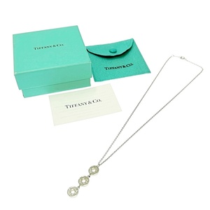 【箱付き】 TIFFANY&Co. ティファニー シルバー 1837 スリードロップサークル ネックレス 5.7g 925刻印 363718 ネックレス