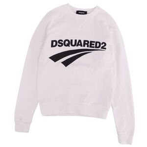 美品 ディースクエアード DSQUARED2 スウェット トレーナー 2020年 ロングスリーブ ロゴプリント トップス メンズ S cf03do-rm05f09400