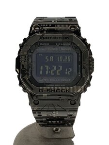 CASIO◆ソーラー腕時計_G-SHOCK/デジタル/GRY//