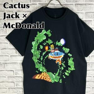 Cactus Jack × McDonald カクタスジャック × マクドナルド トラビススコット UFO Tシャツ 半袖 輸入品 春服 夏服 海外古着 企業 会社