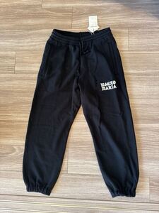 格安スタート 売り切り 新品 未使用 WAKO MARIA 24FW WMC-SP02 MIDDLE WEIGHT SWEAT PANTS スウェットパンツ ブラック S GUILTY PARTIES