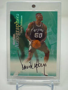 1999-00 Skybox Autographics David Robinson San Antonio Spurs デビッドロビンソン