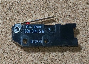 OMRON 超小型基本スイッチ D3M-01K1-5-A ヒンジレバー付き 1b（常閉） オムロン