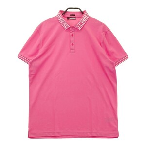 J.LINDEBERG ジェイリンドバーグ 半袖ポロシャツ ピンク系 XL [240101165994] ゴルフウェア メンズ
