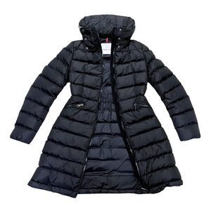 Moncler モンクレール FLAMMETTE ダウンジャケット E20934993105 54155 表記 0 Sサイズ ブラック レディース 【中古】 22411R33