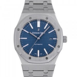 オーデマ・ピゲ AUDEMARS PIGUET ロイヤルオーク オートマティック 15400ST.OO.1220ST.03 ブルー文字盤 中古 腕時計 メンズ