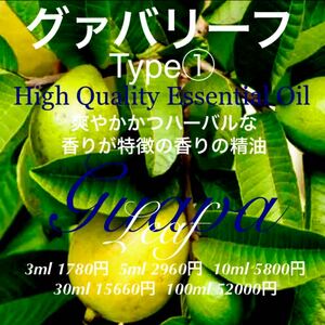 【ハーバルな香り】グァバリーフType①精油3ml