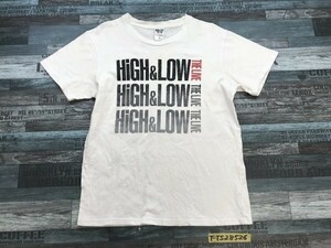 HIGH&LOW THE LIVE メンズ EXILE TRIBE 両面プリント ライブ半袖Tシャツ M 白