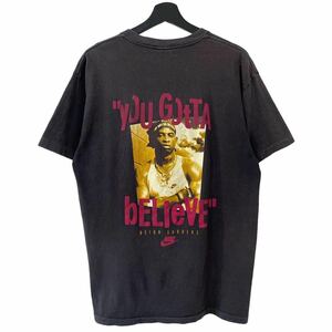 ■激レア■90s USA製 NIKE DEION SANDERS NFL MLB Tシャツ XL ナイキ ディオン サンダース ビンテージ