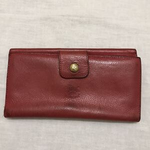 イルビゾンテ 長財布 財布 ILBISONTE 赤 あか レッド red 小銭 カード