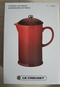 新品★LE CREUSET★ル・クルーゼ★コーヒープレス★紅茶★限定色★ピンク★陶器★廃盤色★