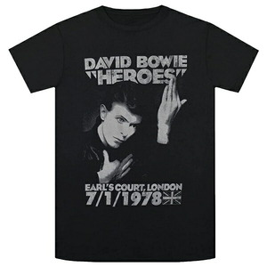 DAVID BOWIE デヴィッドボウイ Heroes Court Tシャツ Sサイズ オフィシャル