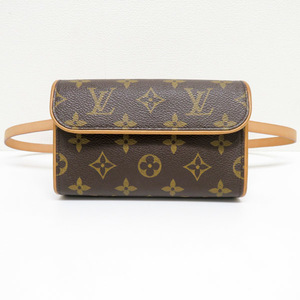 ルイヴィトン LOUIS VUITTON モノグラム ポシェット フロランティーヌ ウエストポーチ M51855 FL0020 XSサイズ 中古 [質イコー]