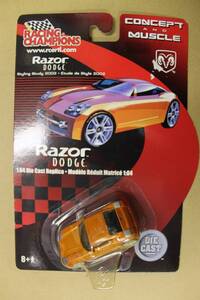 RACING CHAMPIONS DODGE RAZOR ミニカー オレンジ 2002