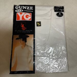 送料無料　新品未使用　昭和レトロ　GUNZE グンゼ YG 七分袖U首 M 白ホワイト　オトコのための肌着　送料込み