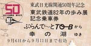 V058.東武鉄道　日光線開通50周年記念　82年の歩み展