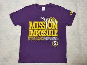 レア 京都大作戦 限定Tシャツ 2012 MISSION IMPOSSIBLE 10feet プリント 半袖 Tシャツ メンズ レディース ライブT 非売品