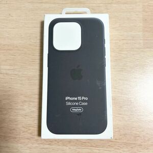 ★新品★ Apple アップル 純正 iPhone 15 Pro シリコンケース・ブラック 339B②