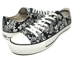 ■CONVERSE ALL STAR VEGETATION OX 黒/白 新品 23.0cm コンバース オールスター ベジテーション サーフ