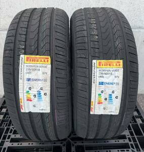 2022年製 ピレリ SCORPION VERDE スコーピオン ヴェルデ 235/50R18 97V AO 2本セット 送料込 30,000円