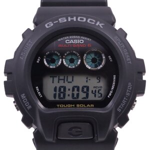 【美品】カシオ G-SHOCK マルチバント6 ソーラー電波 3つ目液晶モデル メンズ 腕時計 GW-6900-1JF【いおき質店】