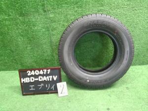 12インチ　夏　ノーマルタイヤ1本　23年46周目　DUNLOP　ENASAVE VAN01　145R12　エブリィ(240471)