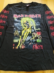 IRON MAIDEN 長袖Ｔシャツ killers 黒M アイアン・メイデン ロンT / metallica motorhead judas priest helloween