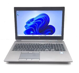 NT: HP ZBook 15 G6　Core i7-9850H /メモリ：48GB/SSD:512GB/Quadro T2000/無線/ノートパソコン＆Windows11