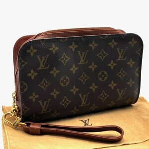 仙10【1円スタート】Louis Vuitton M51790 モノグラム オルセー セカンドバッグ クラッチバッグ ブラウン系 ルイヴィトン LV ポーチ