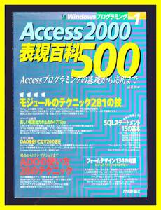 Access 表現 百貨 500（Windowsプログラミングシリーズ）中古