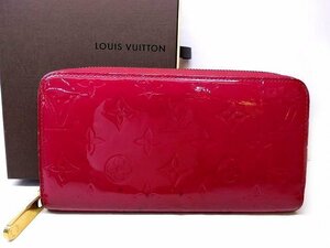 ヴィトン 財布 ■ M91597 CA4182 ジッピーウォレット ヴェルニ ローズアンディアン ピンク系 ラウンド LOUIS VUITTON □6B ニ100