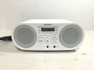 [K-2024] SONY パーソナルオーディオシステム★通電.動作確認OK ソニー☆ZS-S40 ホワイト♪売り切り 1円スタート!!