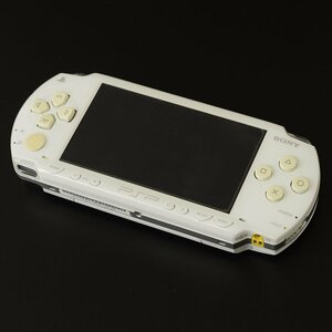 ▽523378 【動作確認済】SONY PSP-1000 本体 セラミックホワイト プレイステーションポータブル PlayStation