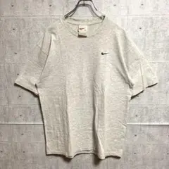 NIKE Tシャツ L 90s ワンポイント ロゴ刺繍 古着 ヴィンテージ