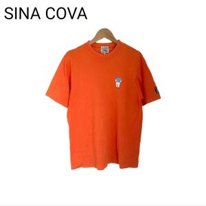 SINA COVA　Tシャツ　ゴルフ　シナコバ　ワンポイント　カジュアル　M