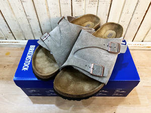 BIRKENSTOCK/ビルケンシュトック ZURICH SFB チューリッヒ スウェード サンダル メンズ26cm ベージュ 3373232900001 