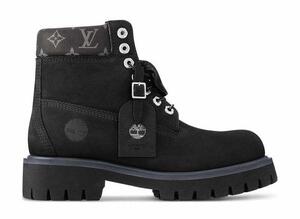 Louis Vuitton Timberland Leather Ankle Boot "Black" 26.5cm LV-TMB-0002