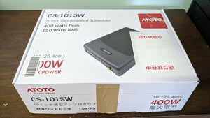 ATOTO サブウーファー　CS-101SW 400W　新品