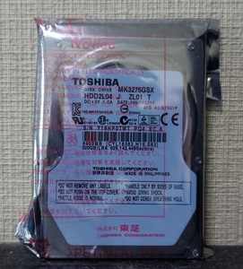 ■未開封・新品■TOSHIBA製2.5inch HDD 320GB MK3275GSX