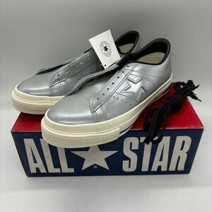 【24cm】Dead Stock Converse One Star Ox Super Silver コンバース ワンスター ローカット スーパーシルバー 日本製 ALLSTARロゴ 0211