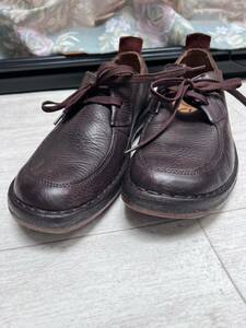 CLARKS クラークス 革靴 シューズ ブラウン US7