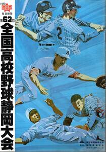 ★☆貴重!! 毎日新聞 第６２回全国高校野球静岡大会★1980年 各校選手戦力紹介☆★