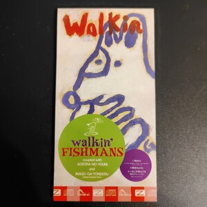 フィッシュマンズ FISHMANS Walkin 青空のように 廃盤 希少 8cm CD シングル 中古品 1993年 当時物 