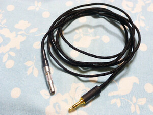 AKG K812 K872 用ケーブル 8N-ofc 芯線抜き出し 四芯構造 3.5mm3極 180cm P-3.5G ステレオミニ ストレート (6.3mm標準プラグ 対応可能)