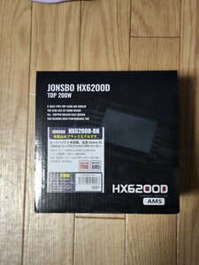 JONDBO HX6200D-BK TDP200W CPUクーラー LGA1700 AM5 AM4対応 ロープロ H63mm