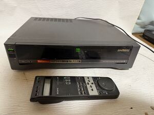 展示品★美品★SONY★ソニー★SL-200D★ベータマックス★ビデオ★カセットレコーダー★デッキ★BetaMax★1996年製★家電★完動品★リモコン