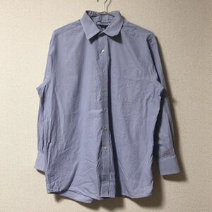 トミーヒルフィガー　長袖シャツ　ワイシャツ　水色　16-1/2 Lサイズ