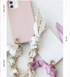 Her lip to Scarf Hand Chain iPhone Case